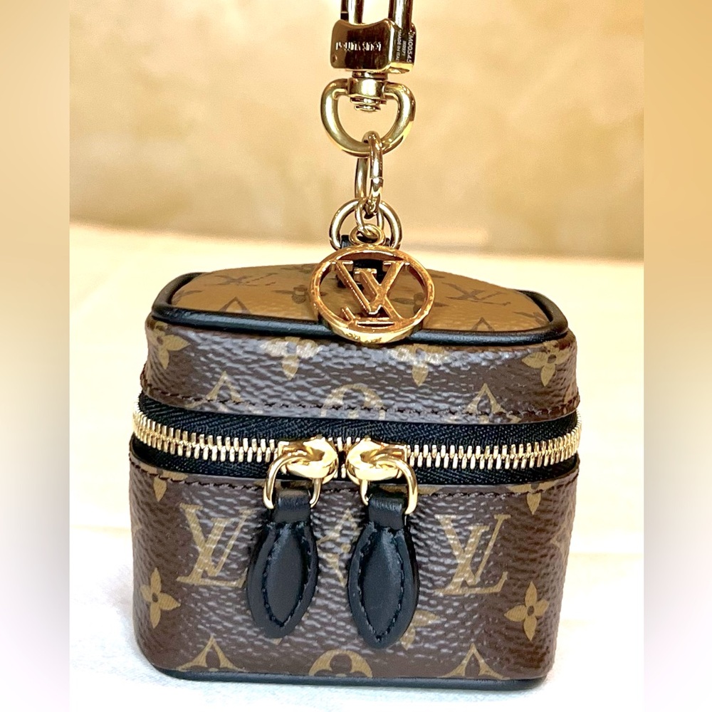 Louis Vuitton Monogram Reverse Mini Vanity Bag Charm
